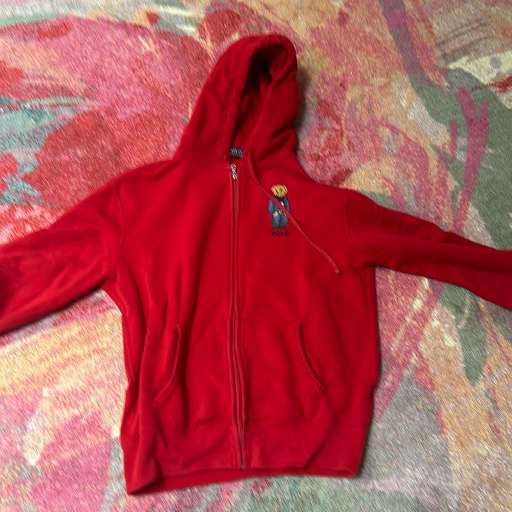 Ralph Lauren red hoodie